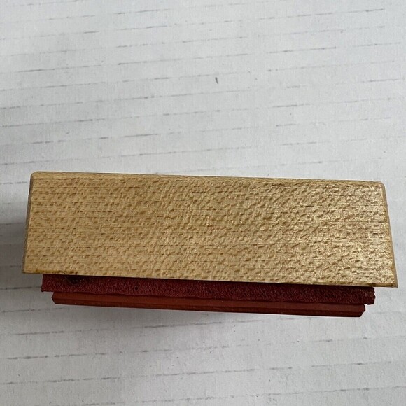 PSX F-392 Christmas Rubber Stamp GIRL ICE SKATING VINTAGE TO/FROM TAG LABEL - Picture 7 of 11